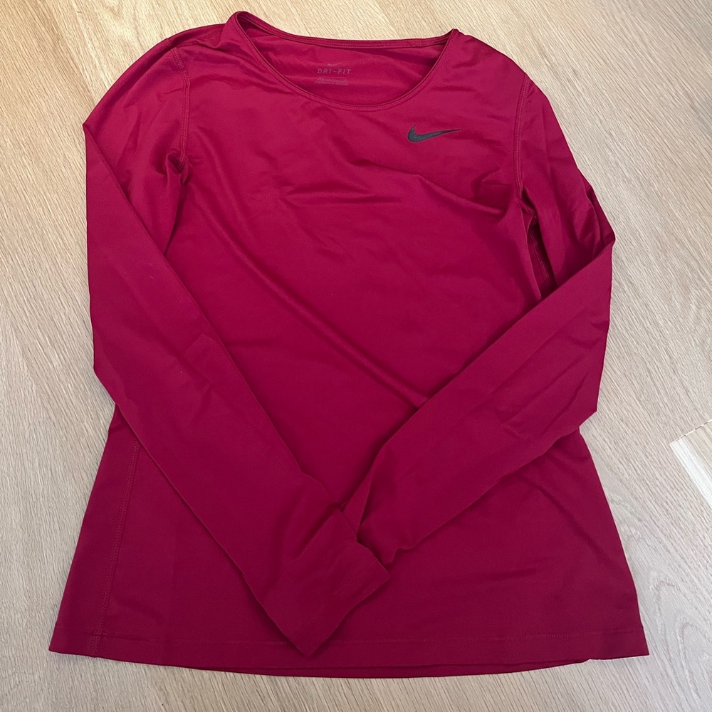 Nike Women's Crimson Long Sleeve Tee